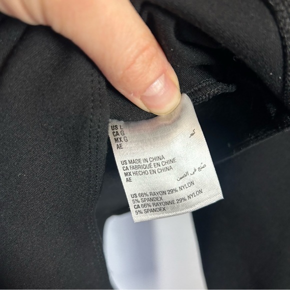 And Now This | Long Sleeve Black Bodysuit Women's Size Large - Picture 10 of 14